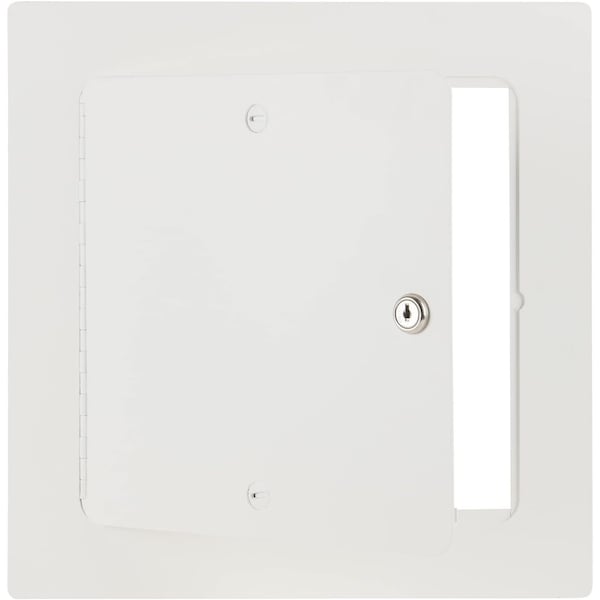 Linhdor ALUMINUM EXTERIOR RATED NON INSULATED ACCESS PANEL W/ KEYED CYLINDER & NEOPRENE GASKET LOCK 12X12 - LW5501212