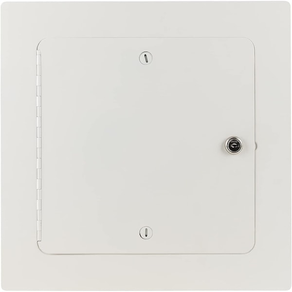 Linhdor ALUMINUM EXTERIOR RATED NON INSULATED ACCESS PANEL W/ KEYED CYLINDER & NEOPRENE GASKET LOCK 12X12 - LW5501212