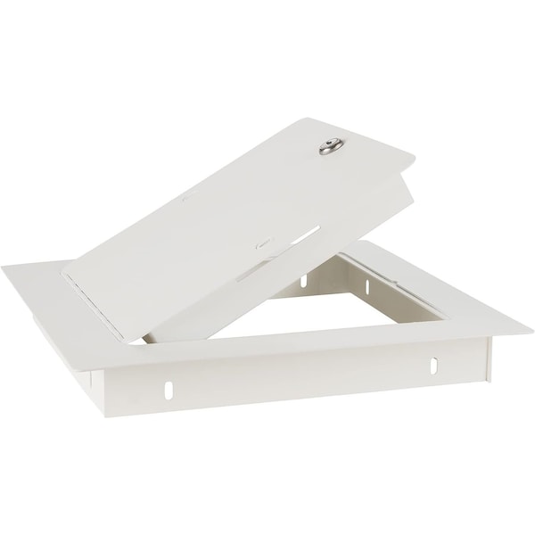 Linhdor ALUMINUM EXTERIOR RATED NON INSULATED ACCESS PANEL W/ KEYED CYLINDER & NEOPRENE GASKET LOCK 12X12 - LW5501212