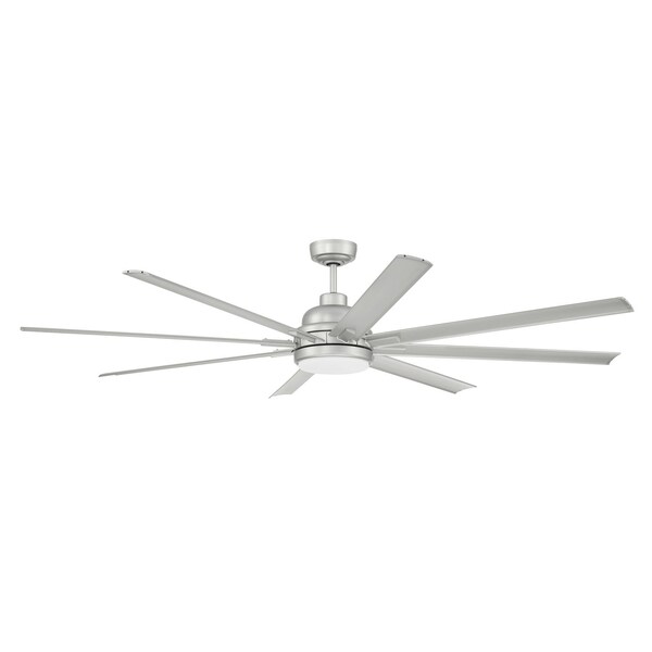 Craftmade 72in Rush in Painted Nickel w/ Painted Nickel Blades - RSH72PN8