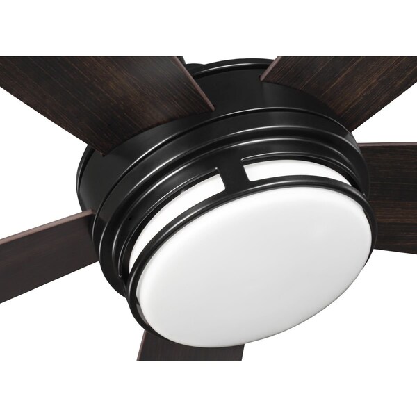 Progress Lighting Albin Collection 54" Indoor/Outdoor Five-Blade Black Ceiling Fan - P250036-031-30