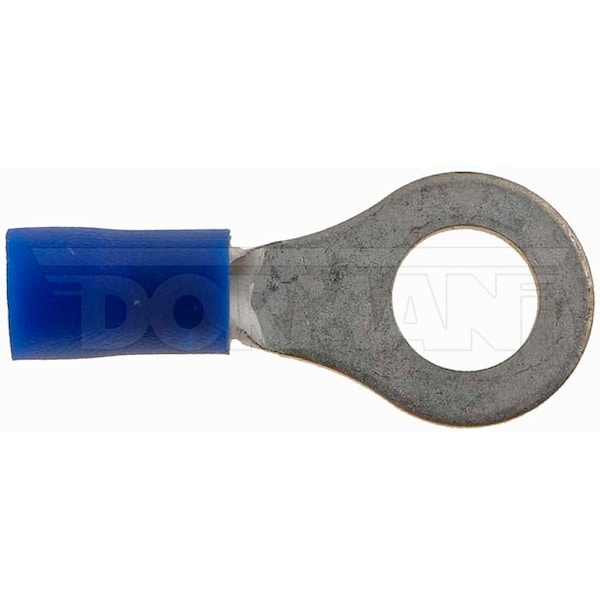 Terminal de anillo calibre 16-14 de Motormite 1/4 pulgadas en azul, 85405 - 85405