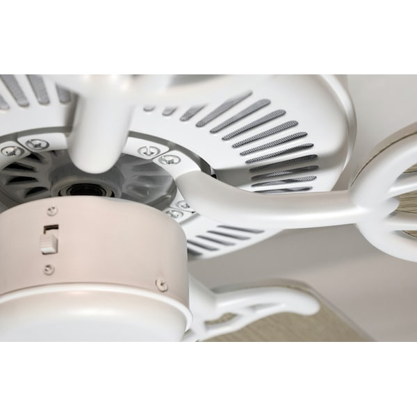 Maxim Basic-Max N/A-Light 52" Wide Matte White Indoor Ceiling Fan - 89905MW