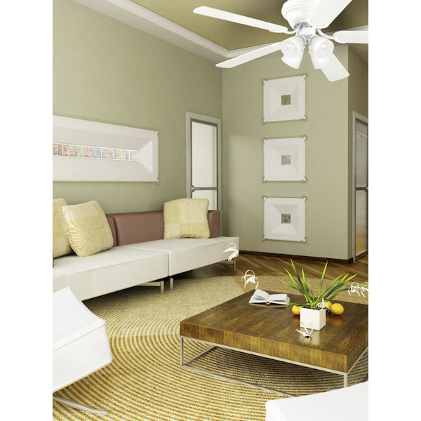 Westinghouse Westinghouse Contempra IV 52 in. White LED Indoor Ceiling Fan - 72323
