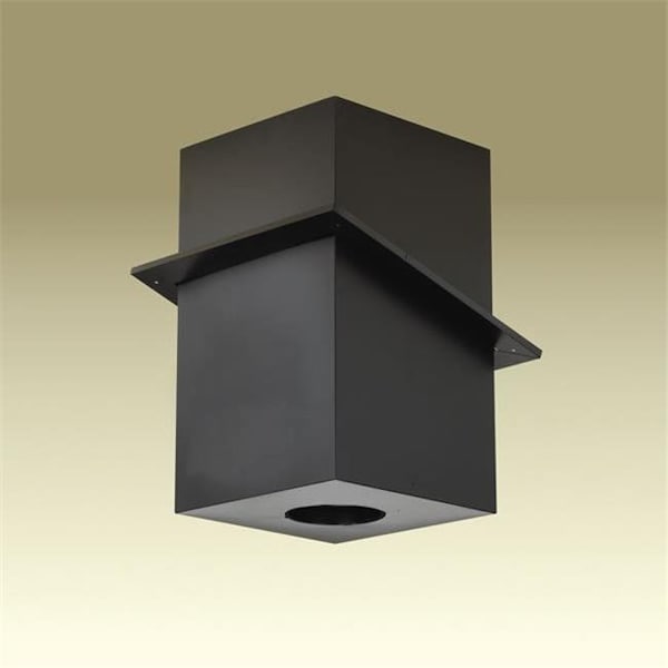 Integra Miltex M & G Duravent 6DP-CS24 6 Inch  Dura-Vent Dura/plus Cathedral Ceiling Support  Galvalume Painted Black  Trim Collar Included - 69680