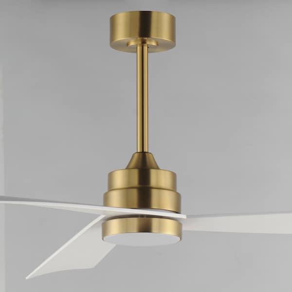 Maxim Lighting Vortex 60'' Indoor Fan with LED Light Kit, Natural Aged Brass - 88839WTNAB