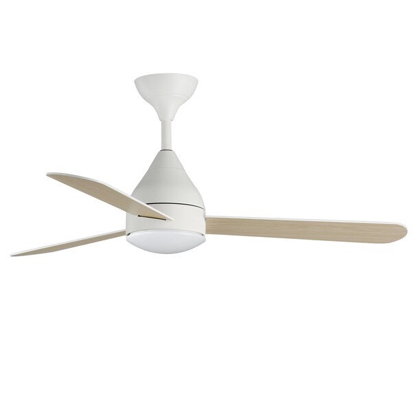 Maxim Lighting Selene 52'' 3-Blade Fan With LED Light Kit, White - 88841WT