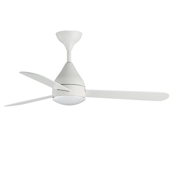 Maxim Lighting Selene 52'' 3-Blade Fan With LED Light Kit, White - 88841WT