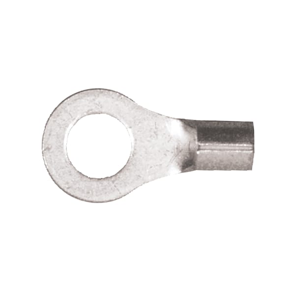 Terminal de anillo sin aislamiento de 16-14 AWG para perno #10, paquete de 100 - 166204-100
