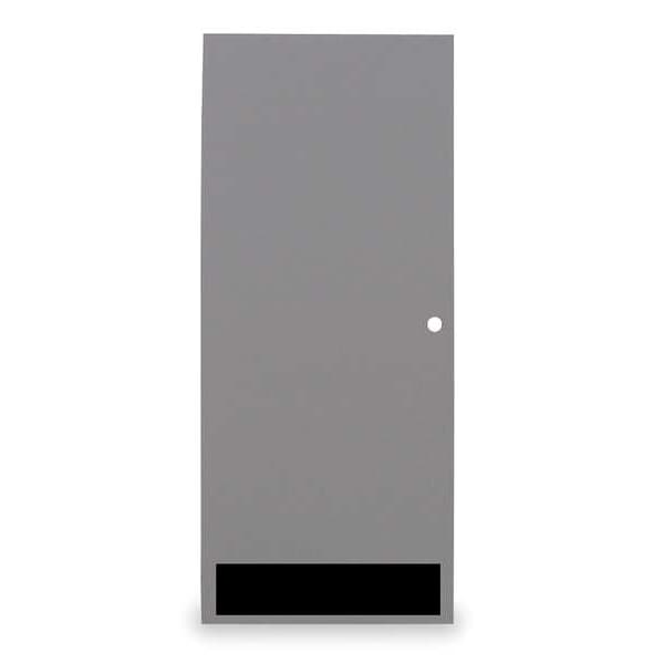 Ceco Flush Steel Door, 84 in H, 36 in W, 1 3/4 in Thick, 18-gauge, Type: 1 - CHMD X FL30 70 X CYL-CE-18GA