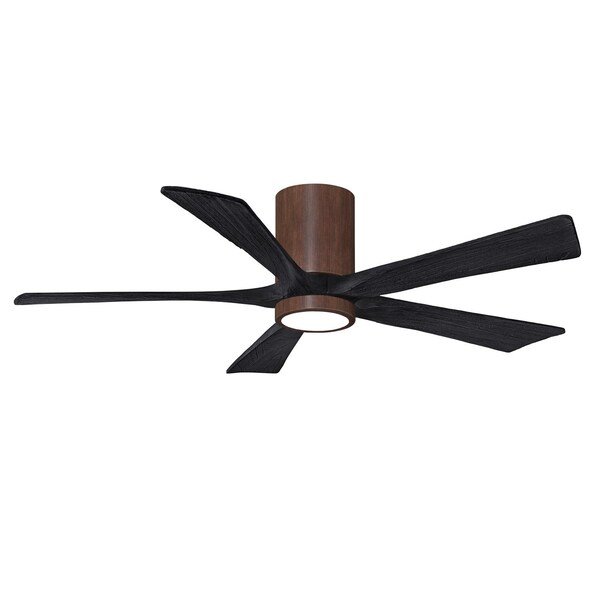 Matthews Fan Co Walnut Tone Ceiling Fan - IR5HLK-WN-BK-52