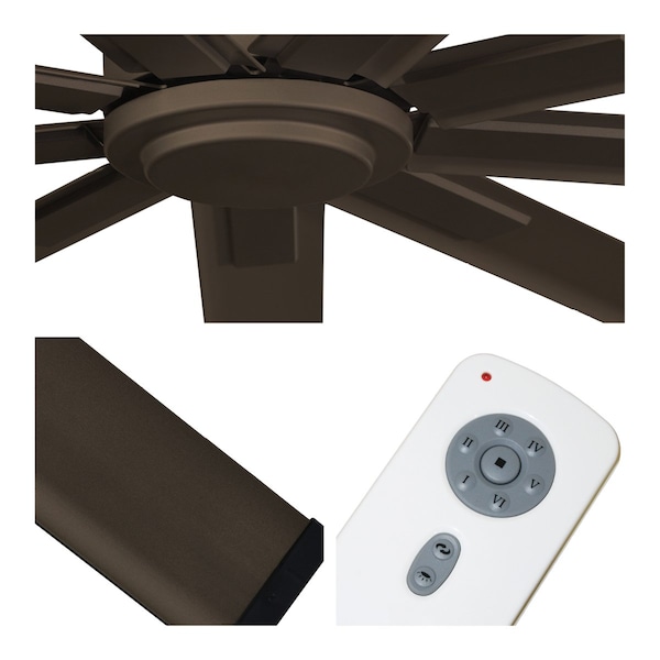 Maxx Air 9 Blades, 6 Speeds, 120 V, 96 in. W - ICF96 WLORB