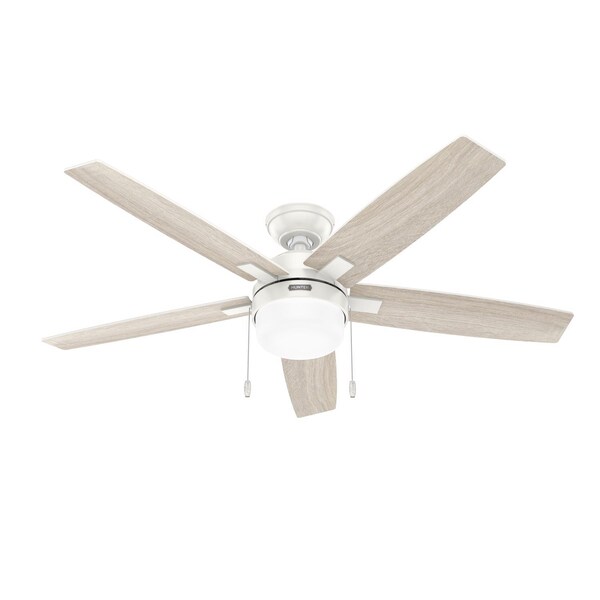 Hunter Hunter Anisten 52 in. White LED Indoor Ceiling Fan - 52487