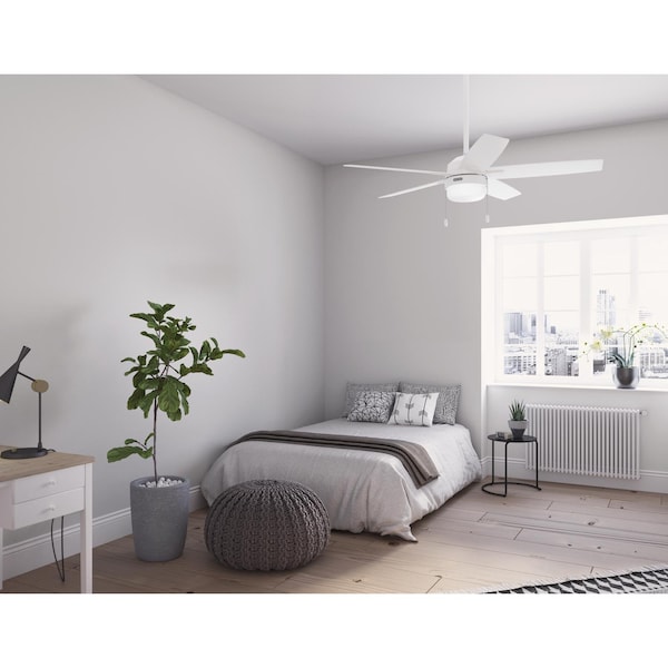 Hunter Hunter Anisten 52 in. White LED Indoor Ceiling Fan - 52487