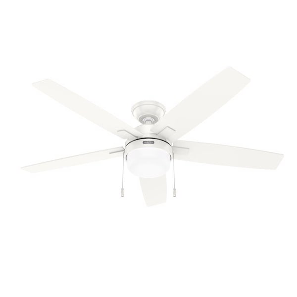 Hunter Hunter Anisten 52 in. White LED Indoor Ceiling Fan - 52487