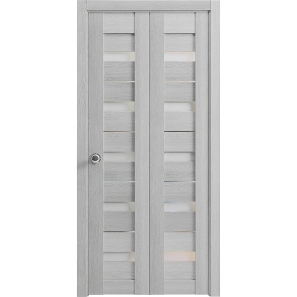 Sartodoors Solid French Door 24 x 96in, Quadro 4111 Matte Black, Single Regular Panel Frame Trims Handle - QUADRO4111ID-BLK-2496