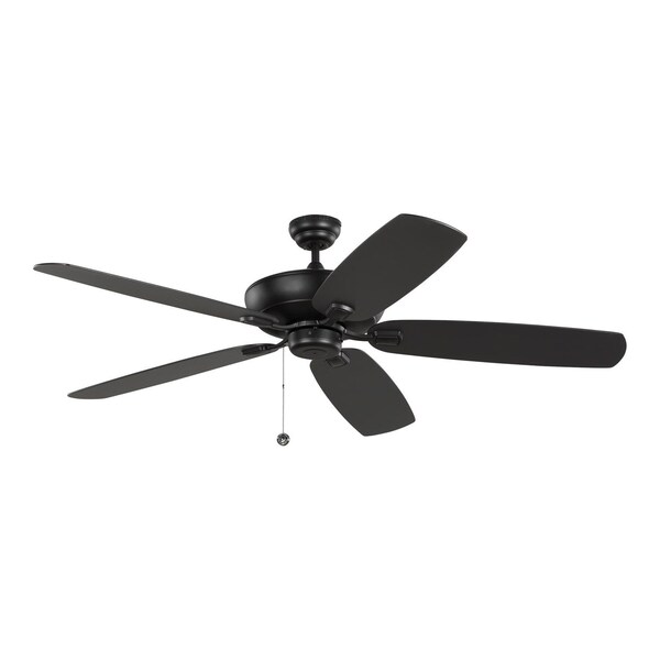 Monte Carlo Colony 60 Ceiling Fan In Midnight Black With Midnight Black Blades - 5CSM60MBK