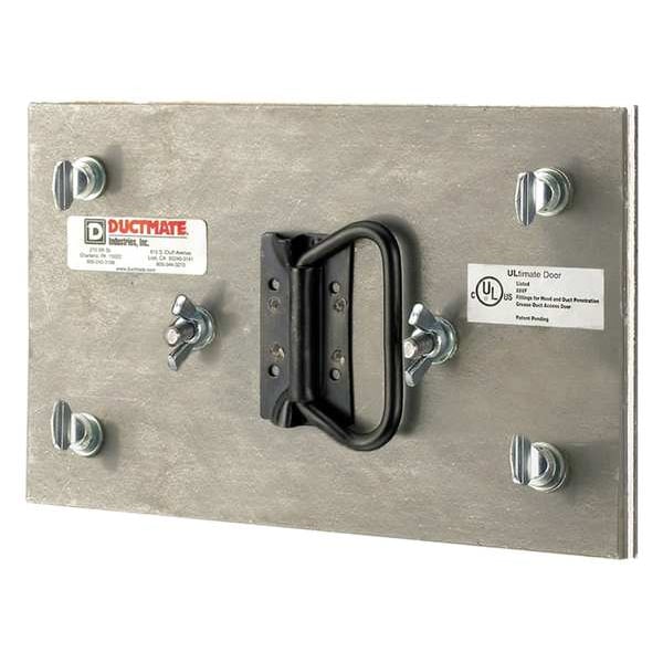 Ductmate Access Door, 12 In. W, 8 In. H, Steel - GRD106ULBI