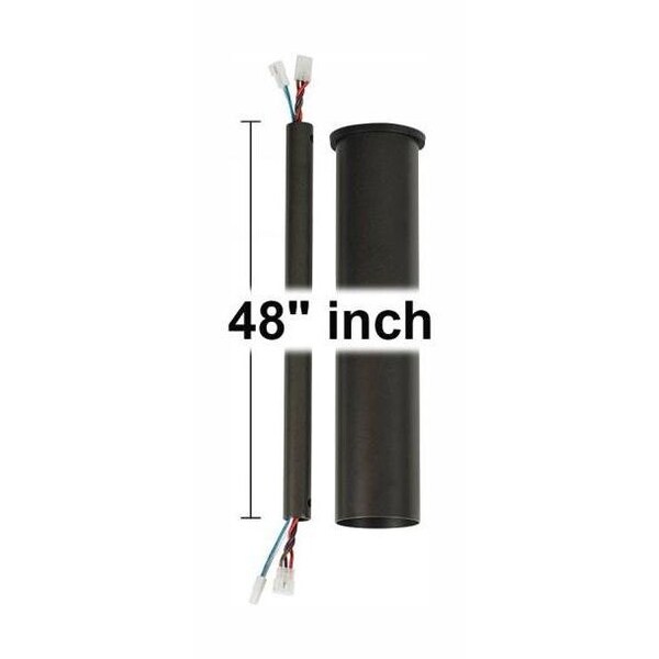 Monte Carlo 48In. Minimalist Downrod - Bronze - DRM48BZ