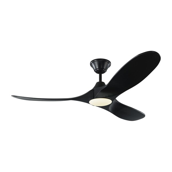 Monte Carlo Maverick 52 Led - Matte Black W Matte Black Blades - 3MAVR52BKBKD