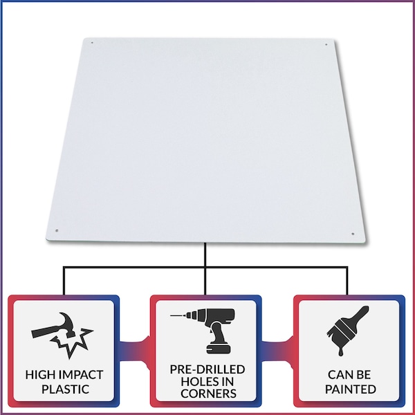American Built Pro Access Cover, 12 in x 12 in White Plastic Onepiece, 20PK - ACF - 1212 P20