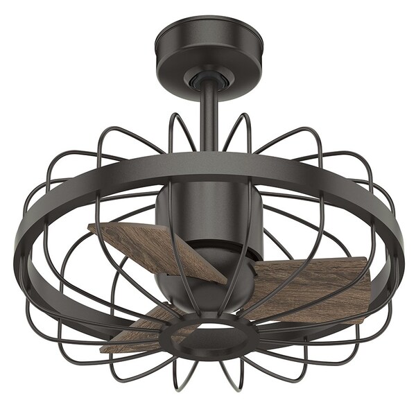 Hunter Ceiling Fan, 3 Blades, 6 Speeds, 120, Noble Bronze - 50797