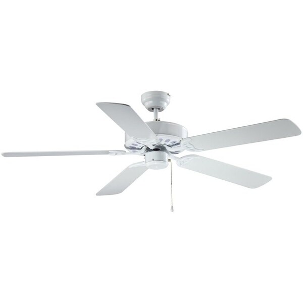 Boston Harbor Boston Harbor 52-CASA-ES-EN-WH Ceiling Fan, 120 V, 3-Speed, 5-Blade, Fiberboard - 52-CASA-ES-EN-WH