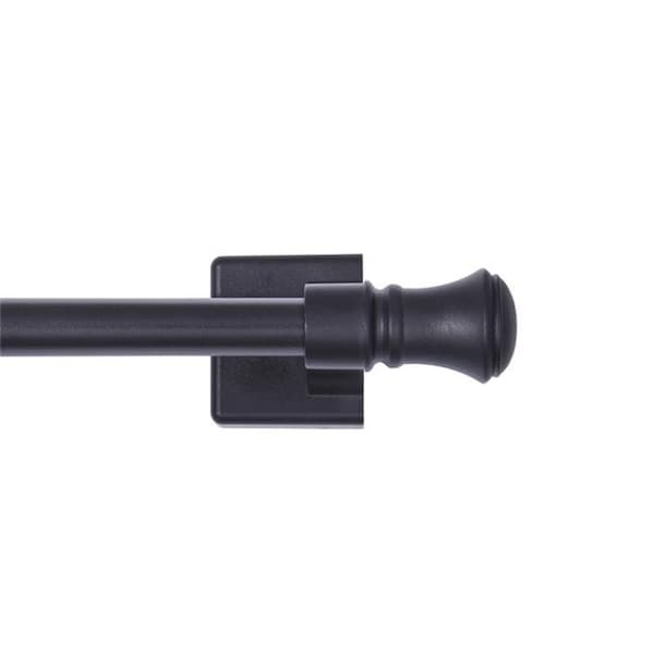 Kenney Mfg Kenney 6005894 16 x 28 in. Cameron Magnet Cafe Rod; Black - 6005894