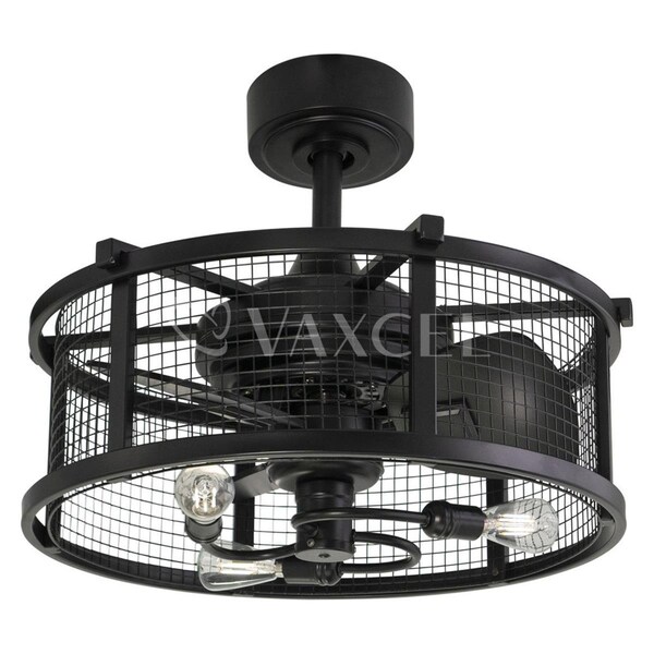 Perfecttwinkle 21 in. Humboldt Ceiling Fan, Black - PE4200266