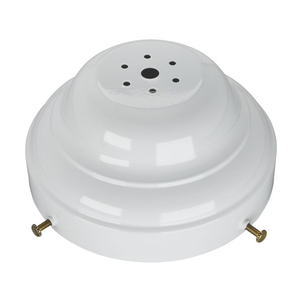 Satco 6in Fitter White Finish - 90/1504