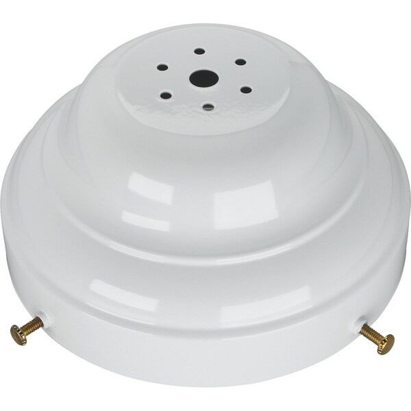 Satco 6in Fitter White Finish - 90/1504