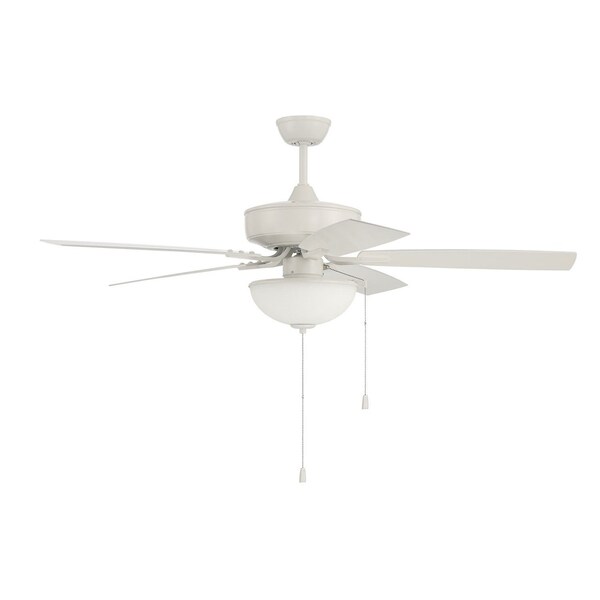 Craftmade 52in Outdoor Pro Plus 211 in White w/ Matte White Blades - OP211W5