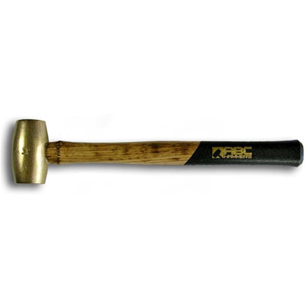 Abc Hammers 4 Lb. Brass Hammer With 18 In. Wood Handle - AB1844