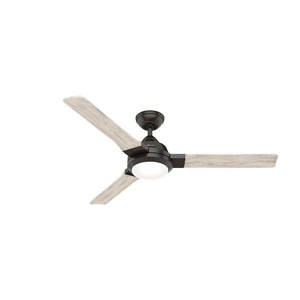 Hunter Ceiling Fan, 3 Blades, 3 Speeds, 120, Noble Bronze - 50780