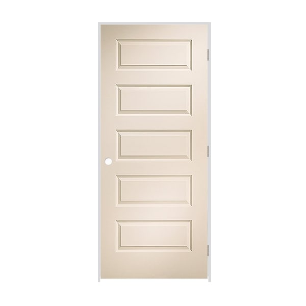 Trimlite Molded Door 34" x 80", Primed White, Fiberboard - 2168MHCROCLH26D714