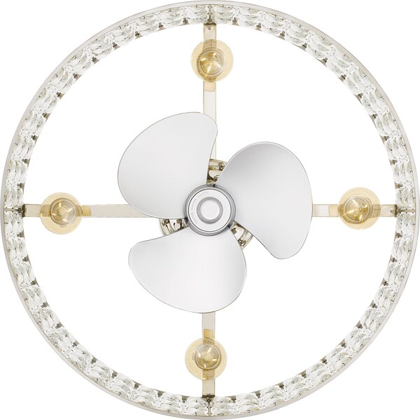 Quoizel Fan Light, 22.5 Blade Dia., 120v - QFA4046PK