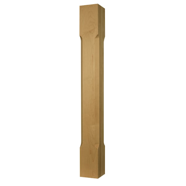 Osborne Wood Products 34 1/2 x 4 Empire Island Leg in Soft Maple - 2449M