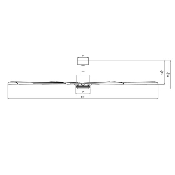 Modern Forms Fans Size Matters Indoor or Outdoor Smart Ceiling Fan 2700-3000-4000-5000K LED in Matte White - FR-W2403-84L-MW