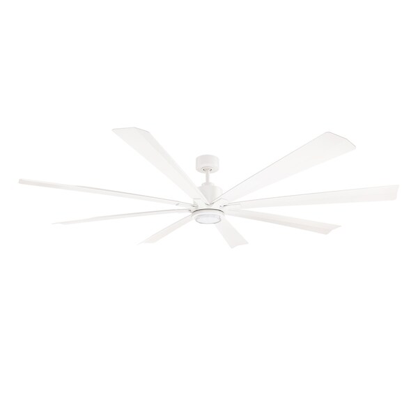 Modern Forms Fans Size Matters Indoor or Outdoor Smart Ceiling Fan 2700-3000-4000-5000K LED in Matte White - FR-W2403-84L-MW