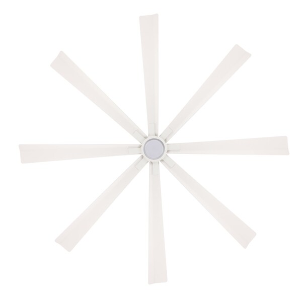 Modern Forms Fans Size Matters Indoor or Outdoor Smart Ceiling Fan 2700-3000-4000-5000K LED in Matte White - FR-W2403-84L-MW