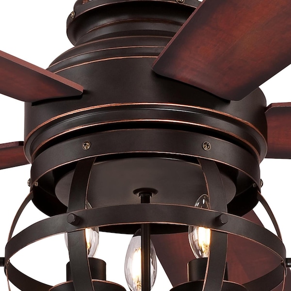 Westinghouse Stella Mira 52-Inch Indoor Ceiling Fan w/LED Light Kit - 7217100
