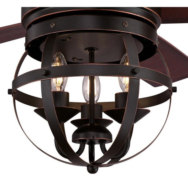 Westinghouse Stella Mira 52-Inch Indoor Ceiling Fan w/LED Light Kit - 7217100