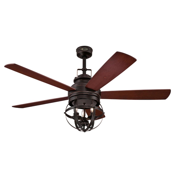 Westinghouse Stella Mira 52-Inch Indoor Ceiling Fan w/LED Light Kit - 7217100
