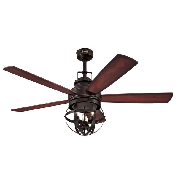 Westinghouse Stella Mira 52-Inch Indoor Ceiling Fan w/LED Light Kit - 7217100