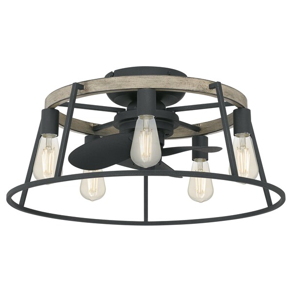 Quoizel Fan Light, 24 Blade Dia., 120v - BRT3124GK