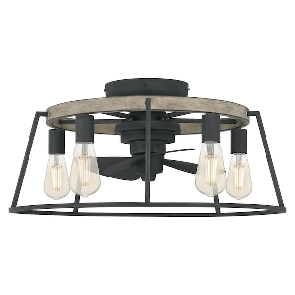 Quoizel Fan Light, 24 Blade Dia., 120v - BRT3124GK