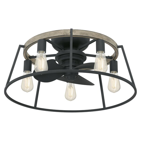 Quoizel Fan Light, 24 Blade Dia., 120v - BRT3124GK