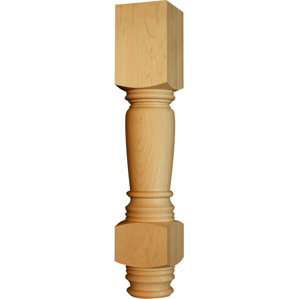 Osborne Wood Products 35 1/2 x 6 Massive Concord Island Leg in Hickory - 1789H