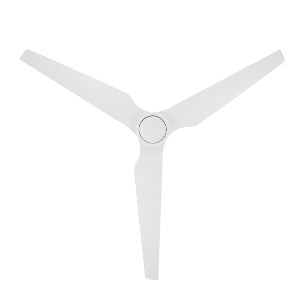 Wac Stella Indoor and Outdoor 3-Blade Smart Ceiling Fan 60in Matte White with Remote Control, 3 Blades - F-056