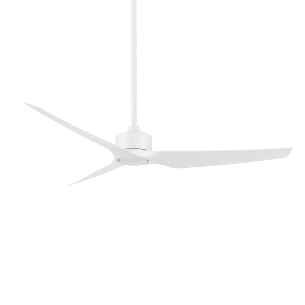 Wac Stella Indoor and Outdoor 3-Blade Smart Ceiling Fan 60in Matte White with Remote Control, 3 Blades - F-056